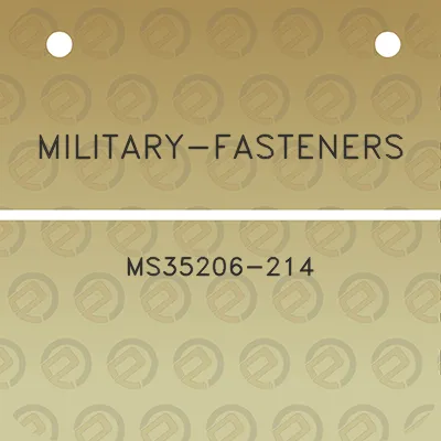 military-fasteners-ms35206-214