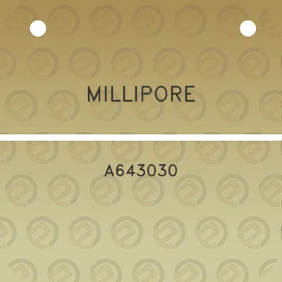 millipore-a643030