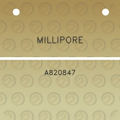 millipore-a820847