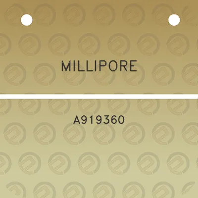 millipore-a919360