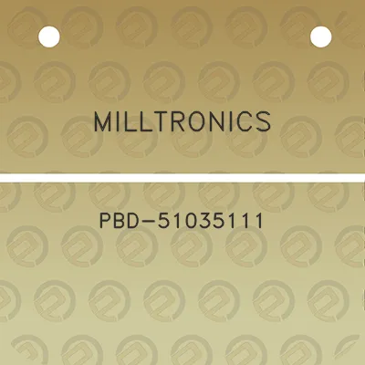 milltronics-pbd-51035111