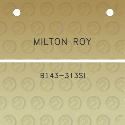 milton-roy-b143-313si