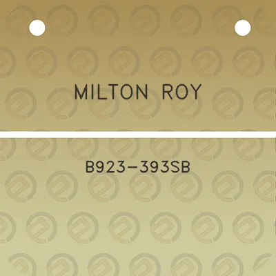 milton-roy-b923-393sb