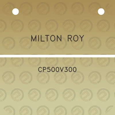 milton-roy-cp500v300