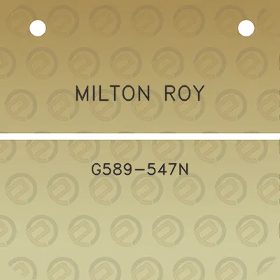 milton-roy-g589-547n