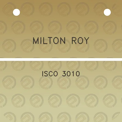 milton-roy-isco-3010