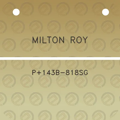 milton-roy-p143b-818sg