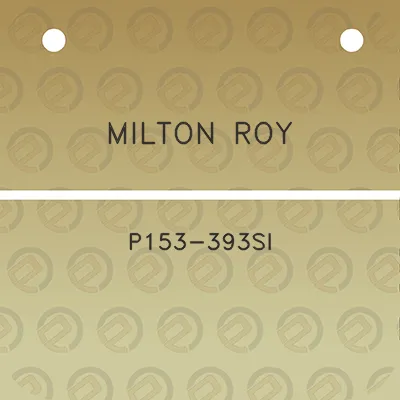 milton-roy-p153-393si