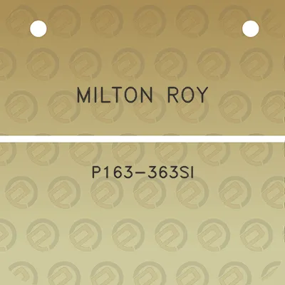 milton-roy-p163-363si