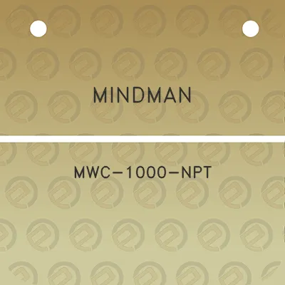 mindman-mwc-1000-npt