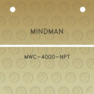 mindman-mwc-4000-npt