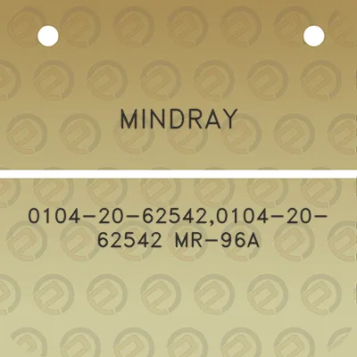 mindray-0104-20-625420104-20-62542-mr-96a