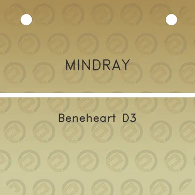 mindray-beneheart-d3