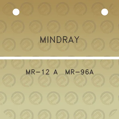 mindray-mr-12-a-mr-96a