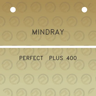 mindray-perfect-plus-400