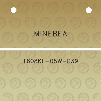 minebea-1608kl-05w-b39