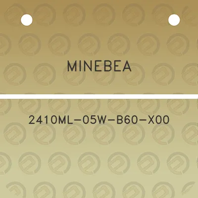 minebea-2410ml-05w-b60-x00