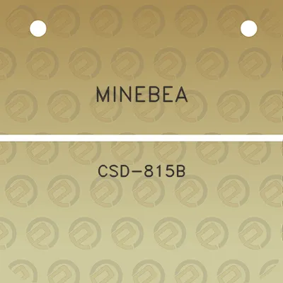 minebea-csd-815b