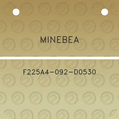 minebea-f225a4-092-d0530