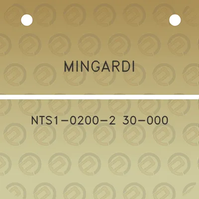 mingardi-nts1-0200-2-30-000