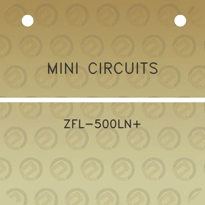 mini-circuits-zfl-500ln