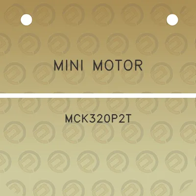 mini-motor-mck320p2t