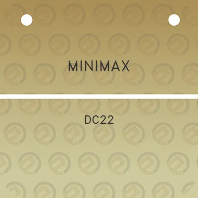 minimax-dc22