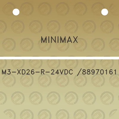 minimax-m3-xd26-r-24vdc-88970161