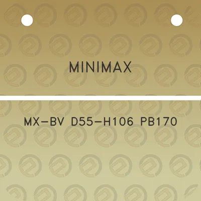 minimax-mx-bv-d55-h106-pb170