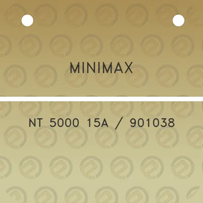 minimax-nt-5000-15a-901038