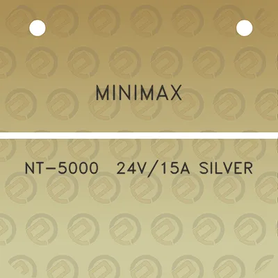 minimax-nt-5000-24v15a-silver