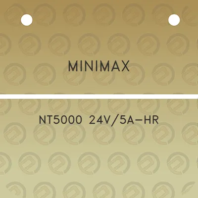 minimax-nt5000-24v5a-hr