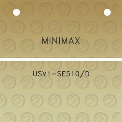 minimax-usv1-se510d