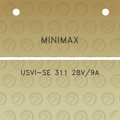 minimax-usvi-se-311-28v9a