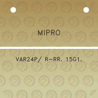 mipro-var24p-r-rr-15g1