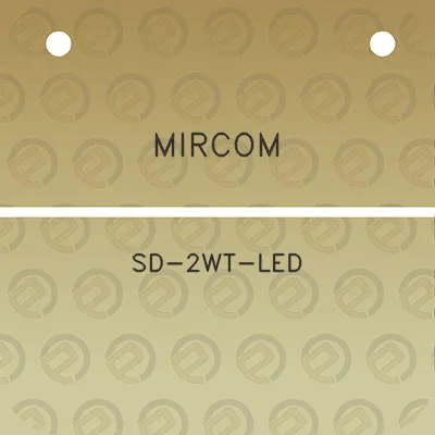 mircom-sd-2wt-led