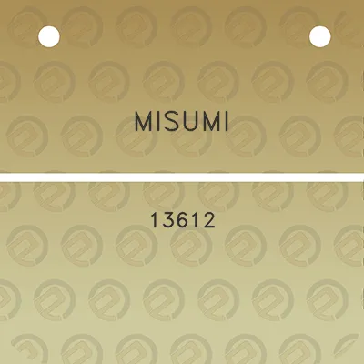 misumi-13612