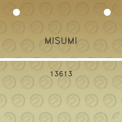 misumi-13613