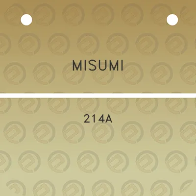 misumi-214a