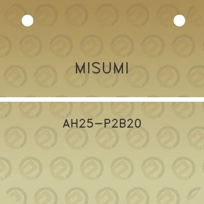 misumi-ah25-p2b20