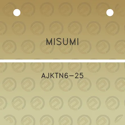 misumi-ajktn6-25