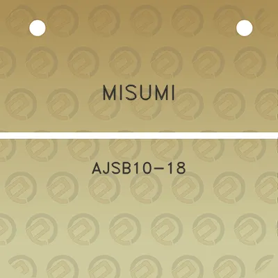 misumi-ajsb10-18