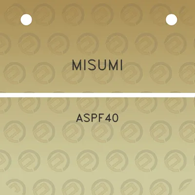 misumi-aspf40