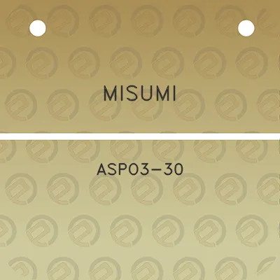 misumi-aspo3-30