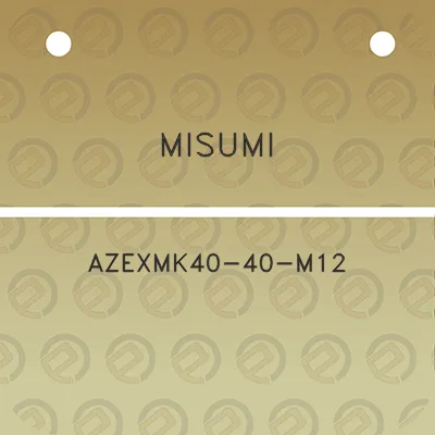 misumi-azexmk40-40-m12