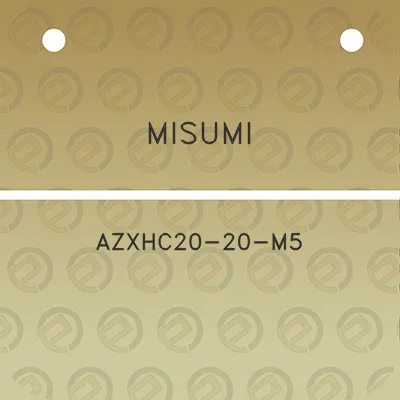 misumi-azxhc20-20-m5