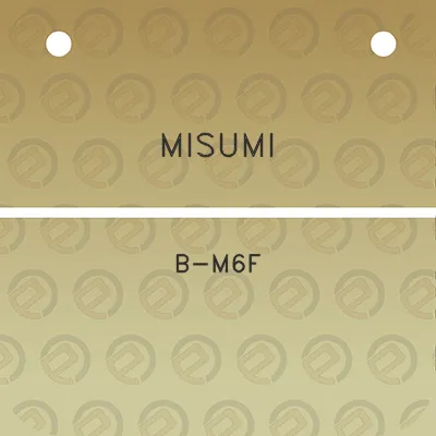 misumi-b-m6f