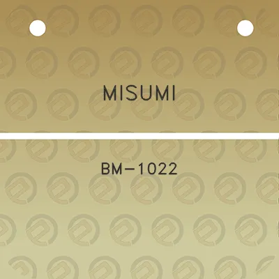 misumi-bm-1022