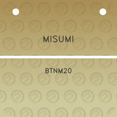 misumi-btnm20