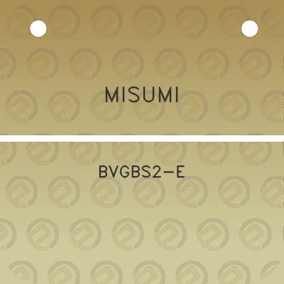 misumi-bvgbs2-e